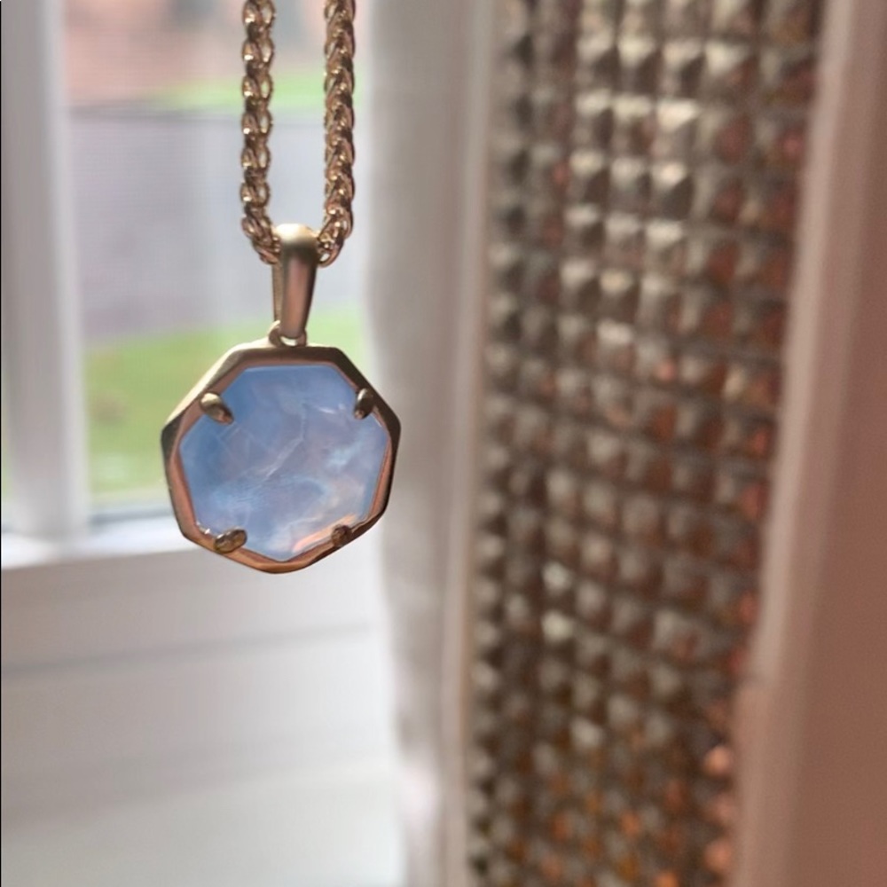 Blue Kendra Scott Necklace